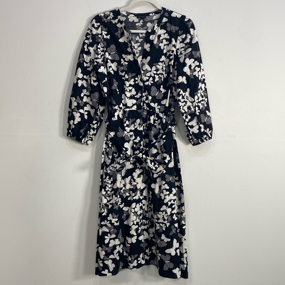 Talbots Dress‎ Size 8 Butterfly Print